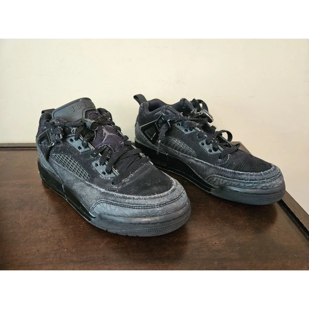 Nike Boys Air Jordan Spizike Low FQ3950-001 Black Basketball Shoes Sneakers 6.5Y